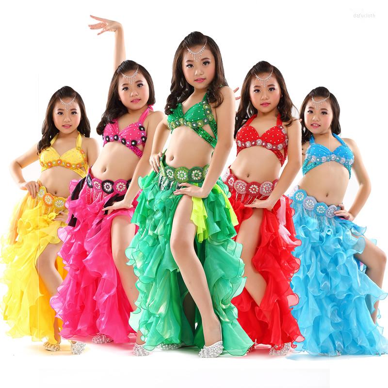 Stage Wear 2023 Children Belly Dancing Clothes 3-piece Oriental Outfit Bra Belt Skirt Girls Dance Costume Set Competition #869, Fuchsia
Stage Wear 2023 Children Belly Dancing Clothes 3-piece Oriental Outfit Bra Belt Skirt Girls Dance Costume Set Competition #869, Fuchsia