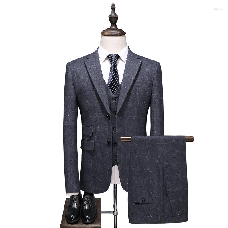 Men's Suits Spring And Autumn Men's Suit Business Three-piece Jacket Vest Trousers Single Breasted Wedding Man's Dress, Gray
Men's Suits Spring And Autumn Men's Suit Business Three-piece Jacket Vest Trousers Single Breasted Wedding Man's Dress, Gray