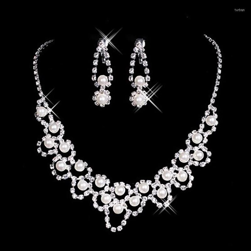 Necklace Earrings Set Wedding Bridal Party Chic Crystal Rhinestone Pearl Plated, Picture shown
Necklace Earrings Set Wedding Bridal Party Chic Crystal Rhinestone Pearl Plated, Picture shown