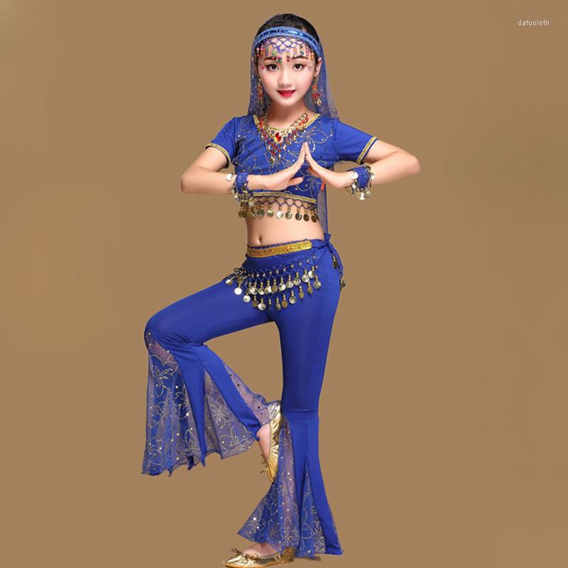Stage Wear 2023 Sari Dancewear Children Outfits Bollywood Clothing Belly Dance Costume Set 5pcs (Top Belt Pants Veil Hair Hoop), Red
Stage Wear 2023 Sari Dancewear Children Outfits Bollywood Clothing Belly Dance Costume Set 5pcs (Top Belt Pants Veil Hair Hoop), Red