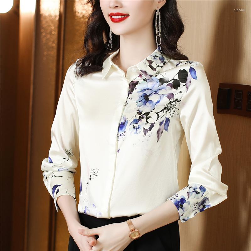 Women' Blouses 2023 Spring Autumn Design Korean Fashion Floral Printed Shirts For Women Office Lady Long Sleeve Polo-neck Commuter, Blue
Women' Blouses 2023 Spring Autumn Design Korean Fashion Floral Printed Shirts For Women Office Lady Long Sleeve Polo-neck Commuter, Blue