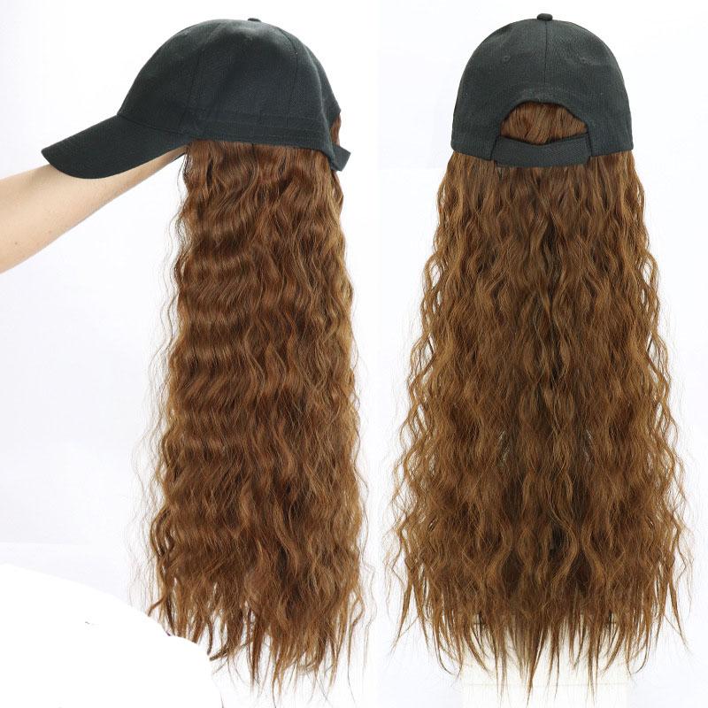 Ball Caps Meetlife Baseball Cap With Long Extension Wig Corn Synthetic Hair Curly Travel Beach HatBall BallBall
Ball Caps Meetlife Baseball Cap With Long Extension Wig Corn Synthetic Hair Curly Travel Beach HatBall BallBall