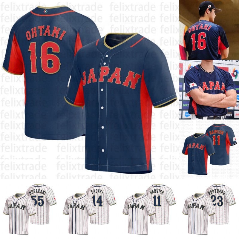Baseball Jerseys Shohei Ohtani Japan 2023 World Classic Jersey Yu Darvish Seiya Suzuki Masataka Yoshida Stitched Roki Sasaki Munetaka Murakami Roki Sasaki, 2023 youth s-xl blue
Baseball Jerseys Shohei Ohtani Japan 2023 World Classic Jersey Yu Darvish Seiya Suzuki Masataka Yoshida Stitched Roki Sasaki Munetaka Murakami Roki Sasaki, 2023 youth s-xl blue