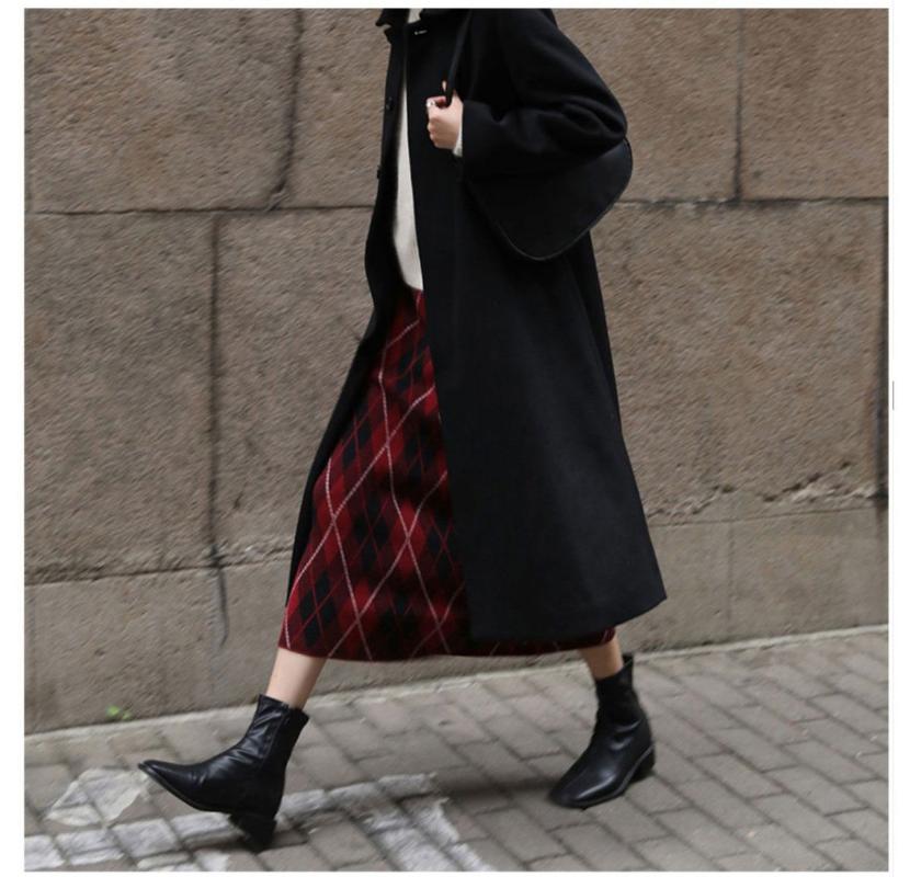 Skirts Vintage Knitted Long Skirt For Women 2023 Autumn Winter Women' High Waist Thicken Plaid A-Line Knit, Red
Skirts Vintage Knitted Long Skirt For Women 2023 Autumn Winter Women' High Waist Thicken Plaid A-Line Knit, Red