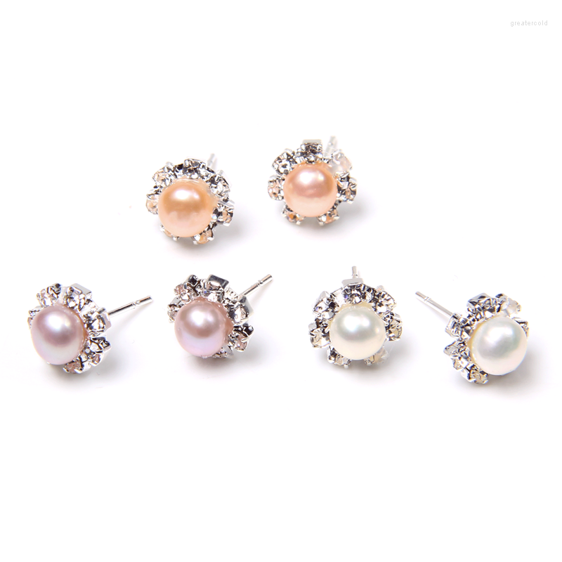Stud Earrings Fashion Natural Freshwater Pearls For Women Jewelry Earring With Zircon Stone Fine Wedding Gifts
Stud Earrings Fashion Natural Freshwater Pearls For Women Jewelry Earring With Zircon Stone Fine Wedding Gifts