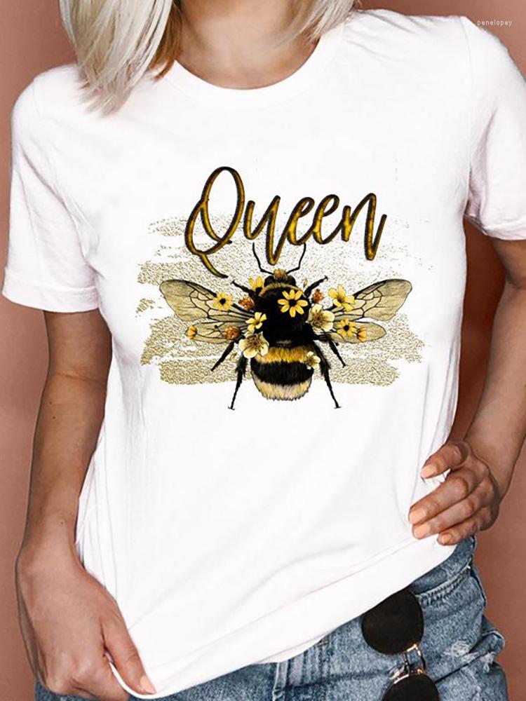 Women's T Shirts Women Cartoon Bee Floral Queen Fashion Print Female Graphic Top 90S Clothing Short Sleeve Shirt Tee T-Shirt, 38178
Women's T Shirts Women Cartoon Bee Floral Queen Fashion Print Female Graphic Top 90S Clothing Short Sleeve Shirt Tee T-Shirt, 38178