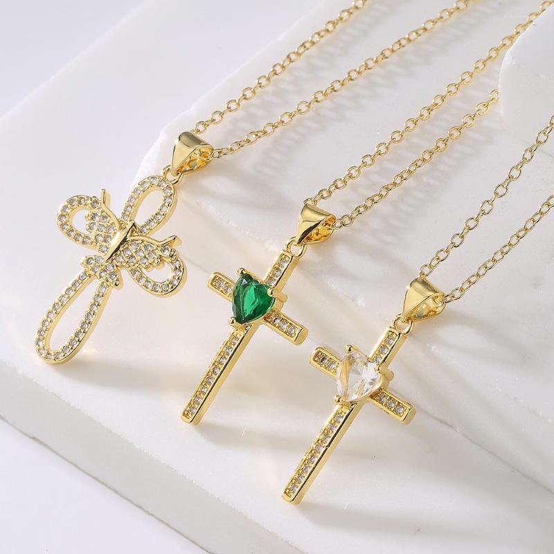 Pendant Necklaces BUY 3 Style Gold Color Cross Necklace For Women Men 2023 Luxury Cubic Zirconia Christian Jewelry
Pendant Necklaces BUY 3 Style Gold Color Cross Necklace For Women Men 2023 Luxury Cubic Zirconia Christian Jewelry