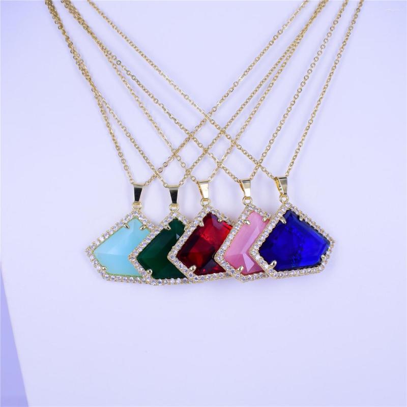 Chains 2023 Luxury Fashion Charm CZ Pendant Necklace K9 Crystal Gem Cubic Zircon Ladies Party Gift Jewelry
Chains 2023 Luxury Fashion Charm CZ Pendant Necklace K9 Crystal Gem Cubic Zircon Ladies Party Gift Jewelry