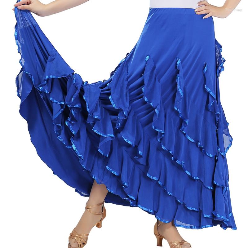 Stage Wear Women's Waltz Modern Ballroom Dance Swing Skirt Elegant High Waist 3D Pleated National Standard Big Hem Long
Stage Wear Women's Waltz Modern Ballroom Dance Swing Skirt Elegant High Waist 3D Pleated National Standard Big Hem Long