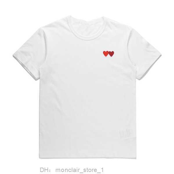 Men's T-shirts Play t Designer Cdg Embroidery Red Heart Commes Des Casual Women Shirts Badge Quanlity Tshirts Cotton Short Sleeve Summer Loose Oversize Tee 15 42OF
Men's T-shirts Play t Designer Cdg Embroidery Red Heart Commes Des Casual Women Shirts Badge Quanlity Tshirts Cotton Short Sleeve Summer Loose Oversize Tee 15 42OF