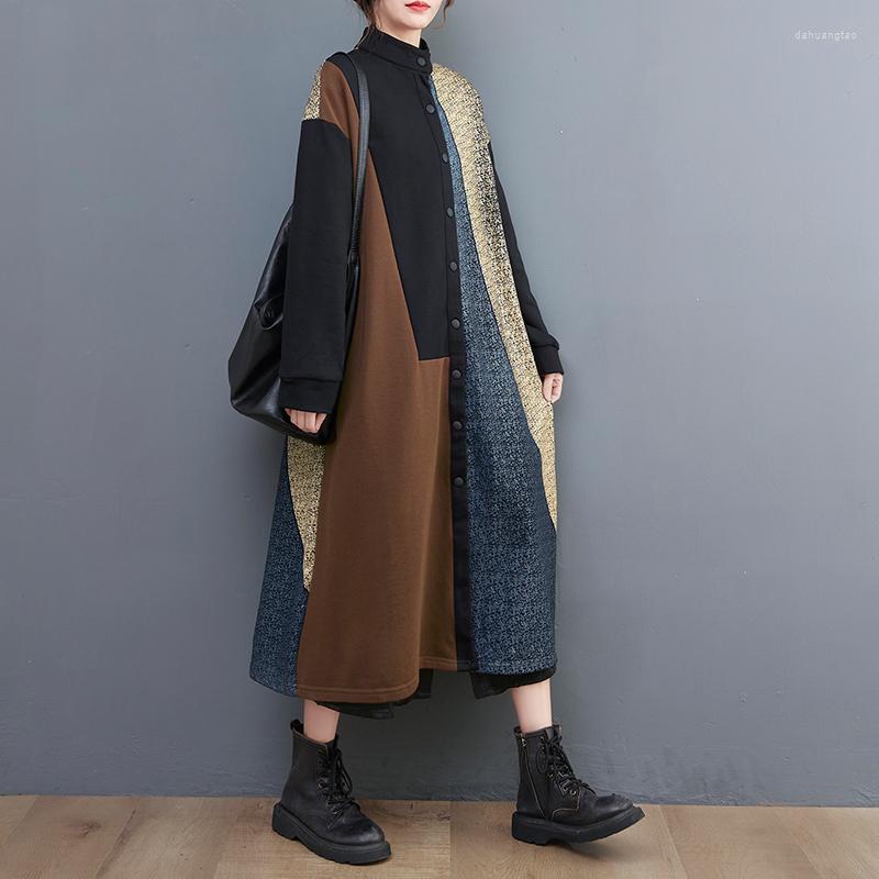 Casual Dresses SuperAen Autumn And Winter 2023 Korean Fashion Color Block Long Shirt Dress Patchwork Loose Retro, Green
Casual Dresses SuperAen Autumn And Winter 2023 Korean Fashion Color Block Long Shirt Dress Patchwork Loose Retro, Green