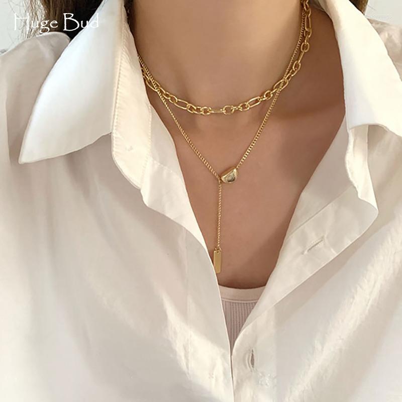 Chains Huge Bud Punk Chain Necklace For Women Girl Stainless Steel Choker Gothic Multilayer Pendant Necklaces Jewelry Party Accessories
Chains Huge Bud Punk Chain Necklace For Women Girl Stainless Steel Choker Gothic Multilayer Pendant Necklaces Jewelry Party Accessories