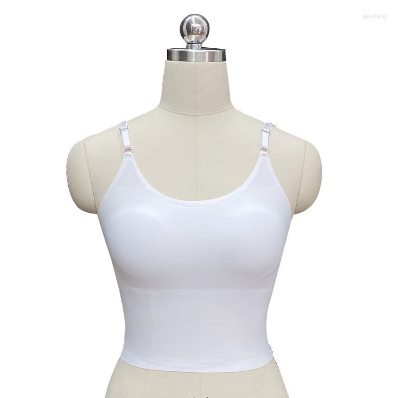 Stage Wear Ice Silk Fabric Bellydance Clothes Sleeveless Chest Support Bottoming Shirt Women Bodysuit Belly Dance Halter Top Traceless Vest, Black
Stage Wear Ice Silk Fabric Bellydance Clothes Sleeveless Chest Support Bottoming Shirt Women Bodysuit Belly Dance Halter Top Traceless Vest, Black