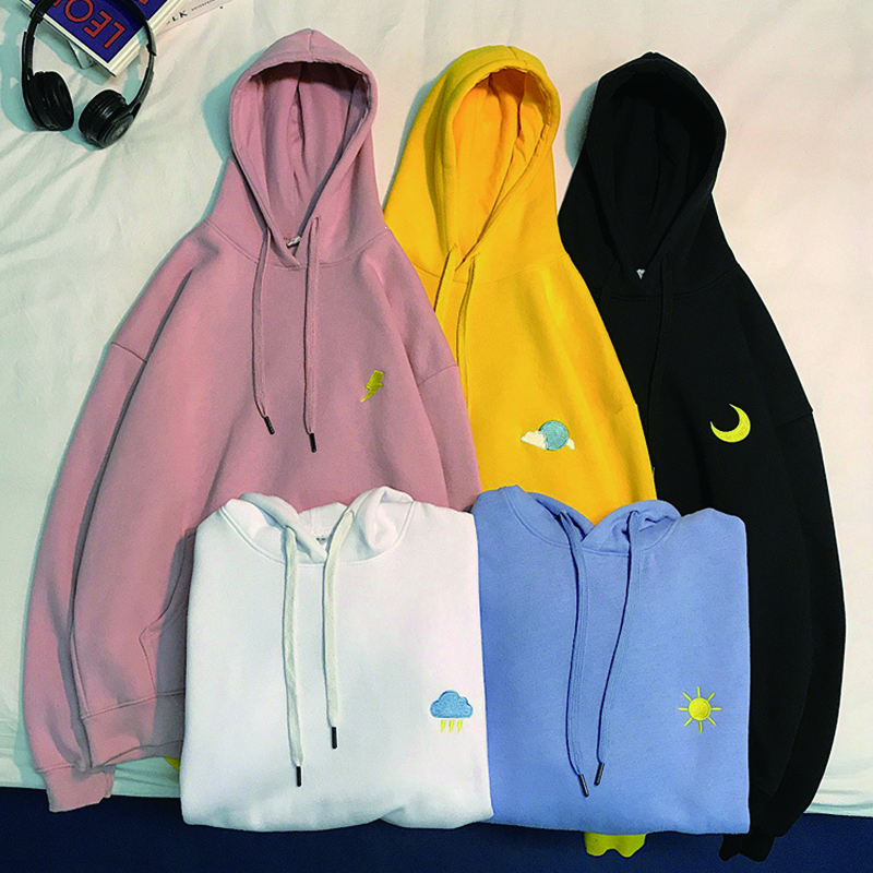 Womens Hoodies Sweatshirts Casual Long Sleeve Weather Embroidered Simple Kangaroo Pocket Sweatshirt Poleron Korean Fashion Drawstring Women 230317, White hoodie
Womens Hoodies Sweatshirts Casual Long Sleeve Weather Embroidered Simple Kangaroo Pocket Sweatshirt Poleron Korean Fashion Drawstring Women 230317, White hoodie