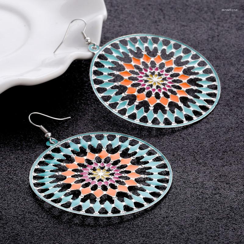 Dangle Earrings Unique Simple Silver Statement Hollow Round Enamel Jewelry Big Long For Women Nickel Free De Aretes Y Collar
Dangle Earrings Unique Simple Silver Statement Hollow Round Enamel Jewelry Big Long For Women Nickel Free De Aretes Y Collar