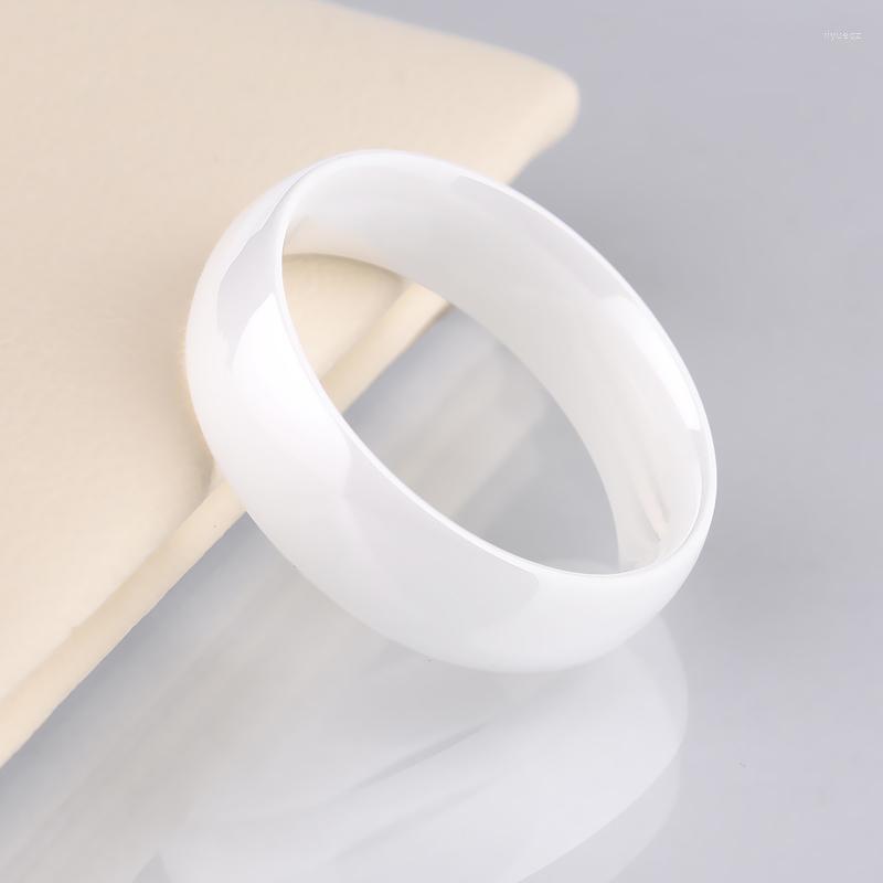 Wedding Rings Arrival High Quality White Hi-Tech Ceramic Dome Band Ring For Woman's Gift Engagement 3.5mm/6mm Width Size 5-12
Wedding Rings Arrival High Quality White Hi-Tech Ceramic Dome Band Ring For Woman's Gift Engagement 3.5mm/6mm Width Size 5-12
