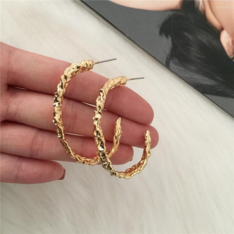 Stud Earrings Bohemia Gold Color Plating Irregular Rough Surface Hook Type Big For Women Girl Dinner Party Jewelry
Stud Earrings Bohemia Gold Color Plating Irregular Rough Surface Hook Type Big For Women Girl Dinner Party Jewelry