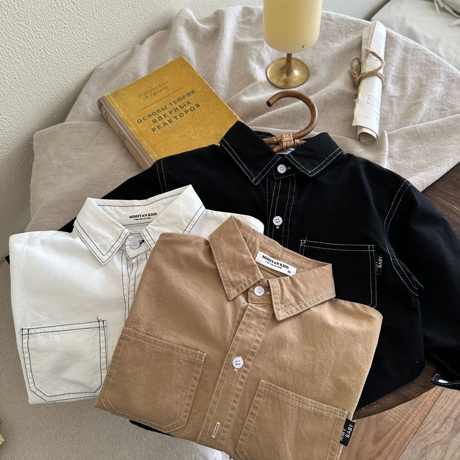 Kids Shirts Children's Clothes Spring Boys Girls Simple Solid Color Shirt Baby Casual Top 230317, Black
Kids Shirts Children's Clothes Spring Boys Girls Simple Solid Color Shirt Baby Casual Top 230317, Black