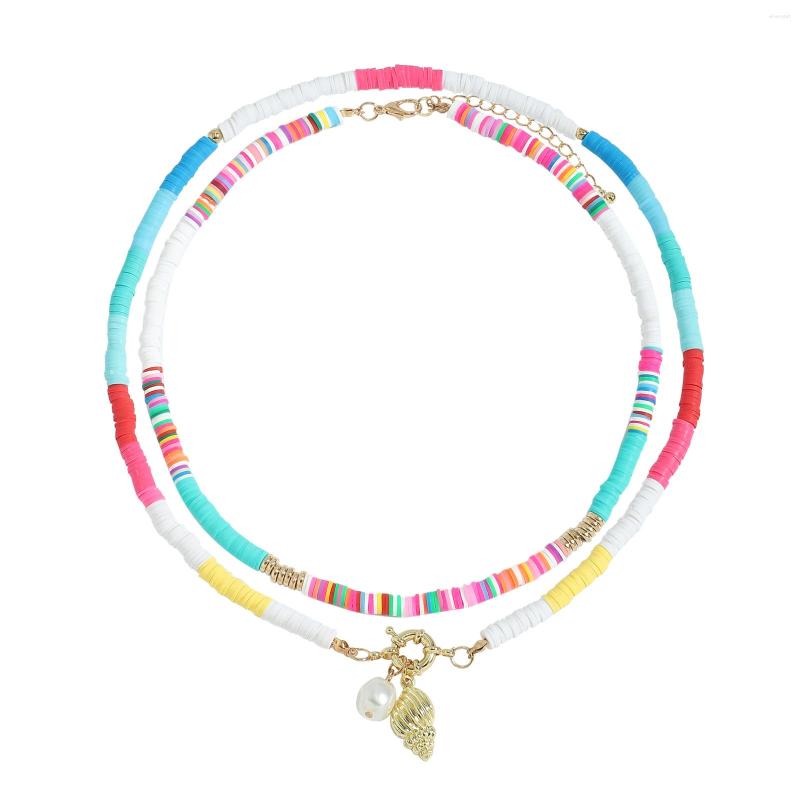Choker Lady Boho Fashion Silicone Beads Necklace For Women Trendy Colorful Shell Pendant Summer Sea Accessories Jewelry
Choker Lady Boho Fashion Silicone Beads Necklace For Women Trendy Colorful Shell Pendant Summer Sea Accessories Jewelry