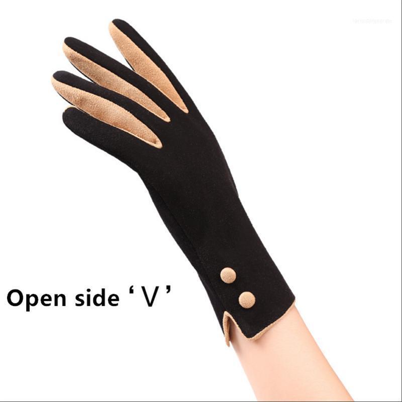 Five Fingers Gloves High Quality Elegant Female Women Screen Touch Winter Warm Wrist Mittens Full Finger Suede Patchwork 10 Pairs1
Five Fingers Gloves High Quality Elegant Female Women Screen Touch Winter Warm Wrist Mittens Full Finger Suede Patchwork 10 Pairs1