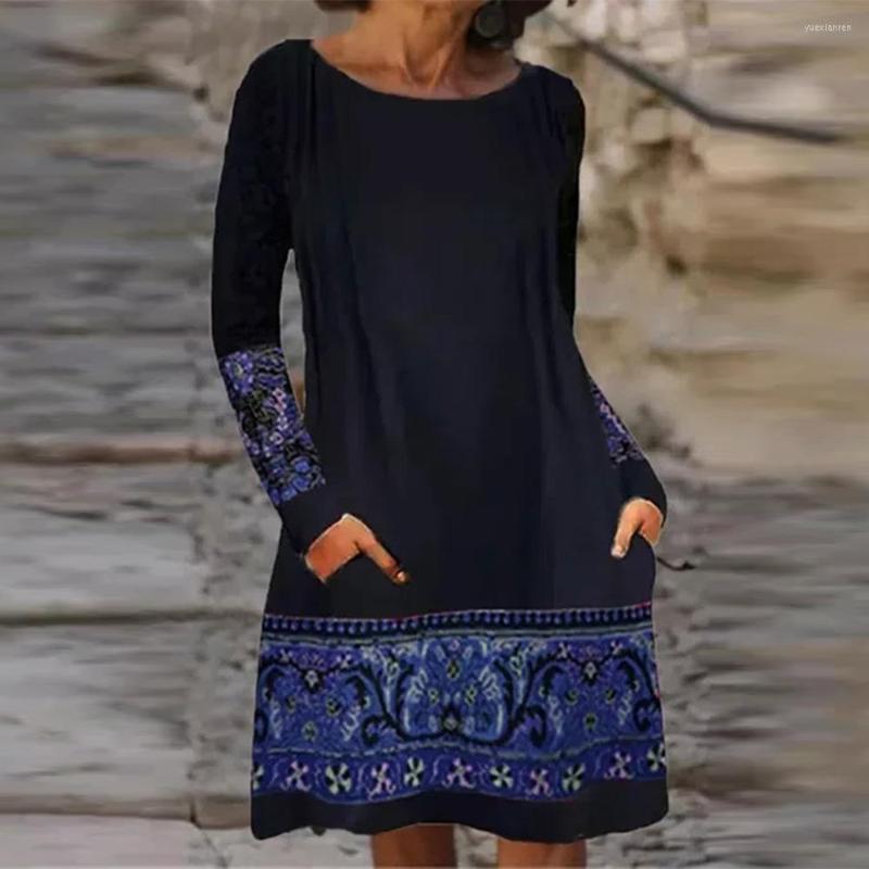 Casual Dresses National Style For Women 2023 Summer Long Sleeve Elegant Fashion Vestidos Dress Female Pullover Party Evening, Blue
Casual Dresses National Style For Women 2023 Summer Long Sleeve Elegant Fashion Vestidos Dress Female Pullover Party Evening, Blue