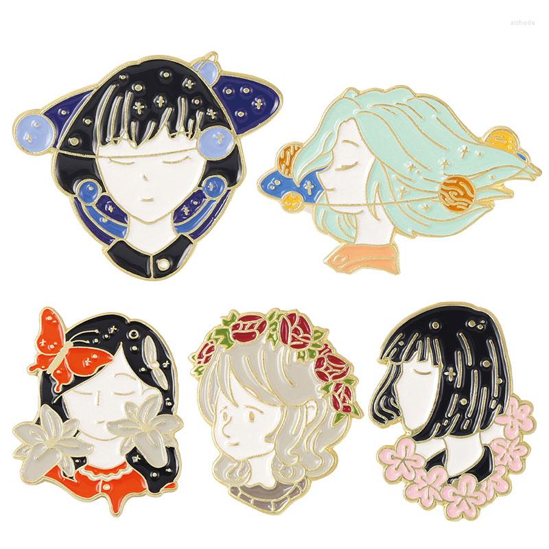 Brooches Cartoon Cute Girl For Women Kids Lapel Badge Cloth Backpack Fashion Enamel Accessories Jewelry Gifts
Brooches Cartoon Cute Girl For Women Kids Lapel Badge Cloth Backpack Fashion Enamel Accessories Jewelry Gifts