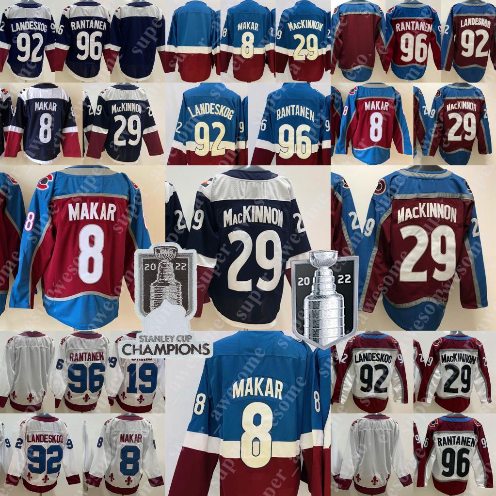 Men 2022 Champions 8 Cale Makar Jersey Mikko Rantanen Gabriel Landeskog Nathan MacKinnon 19 Joe Sakic Hockey Jerseys Red White Navy Stitched, Blue stadium series-2022 champions patch
Men 2022 Champions 8 Cale Makar Jersey Mikko Rantanen Gabriel Landeskog Nathan MacKinnon 19 Joe Sakic Hockey Jerseys Red White Navy Stitched, Blue stadium series-2022 champions patch