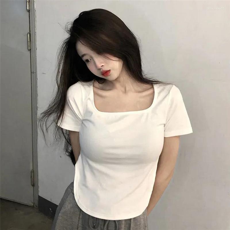 Women's T Shirts Short-Sleeved T-Shirt Women's Summer Korean Version Slim Fit Casual Bottoming Shirt Niche Girl Fashion Top Trendy, White
Women's T Shirts Short-Sleeved T-Shirt Women's Summer Korean Version Slim Fit Casual Bottoming Shirt Niche Girl Fashion Top Trendy, White