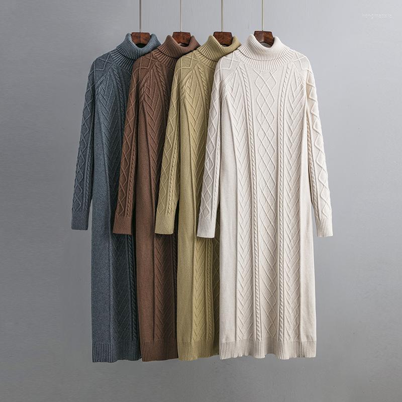 Casual Dresses OverSized Autumn Apricot Color Medium Long Term Knit Women Maxi Sweater Dress Thick Warm Turtleneck Straight Loose Winter, Black
Casual Dresses OverSized Autumn Apricot Color Medium Long Term Knit Women Maxi Sweater Dress Thick Warm Turtleneck Straight Loose Winter, Black