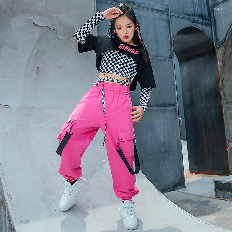 Stage Wear Children Hip Hop Dance Clothes For Girls Lattice Tops Casual Cargo Pants Kids Jazz Performance Rave Outfits Street Costume, T shirt and tops
Stage Wear Children Hip Hop Dance Clothes For Girls Lattice Tops Casual Cargo Pants Kids Jazz Performance Rave Outfits Street Costume, T shirt and tops