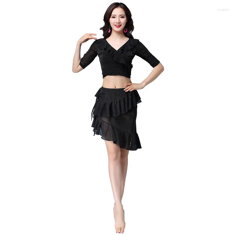 Stage Wear 2023 Women Belly Dance Clothing Costume Girls Practice Elastic Net Outfits Bellydance Sleeved Top And Skirt Lovely, Pink
Stage Wear 2023 Women Belly Dance Clothing Costume Girls Practice Elastic Net Outfits Bellydance Sleeved Top And Skirt Lovely, Pink