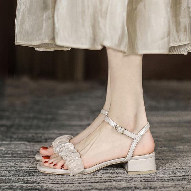 Sandals Women's 2023 Fashion Shoes Big Size Mid-heel Folded Thick Heels All-match One Word Belt Pumps, Beige
Sandals Women's 2023 Fashion Shoes Big Size Mid-heel Folded Thick Heels All-match One Word Belt Pumps, Beige