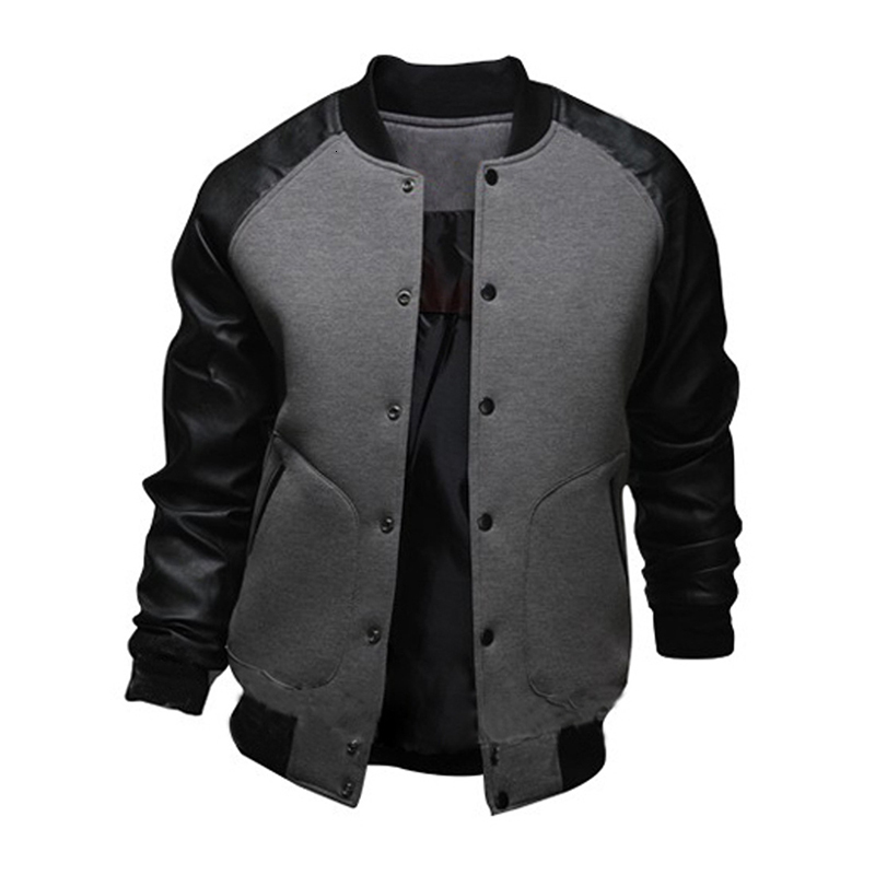 Men's Jackets autumn man jacket coat casual hip hop baseball men fashion streetwear Patchwork chaqueta hombre 230317, Gray
Men's Jackets autumn man jacket coat casual hip hop baseball men fashion streetwear Patchwork chaqueta hombre 230317, Gray