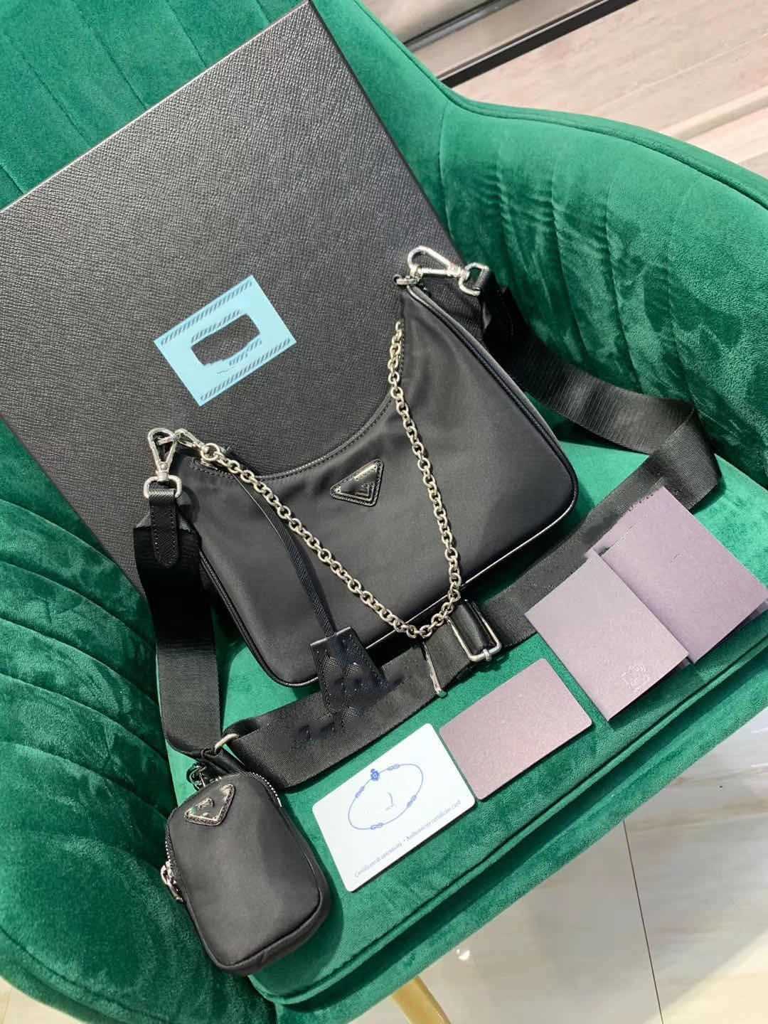 Designer Luxury Prade Bags For womens Handbags Pink Strap Crossbody Vintage Prads The Totes Bag Purses Multicolour Pradity 3-in-1 Nylon Wallet zhouzhoubao123 6J39, Black5 
Designer Luxury Prade Bags For womens Handbags Pink Strap Crossbody Vintage Prads The Totes Bag Purses Multicolour Pradity 3-in-1 Nylon Wallet zhouzhoubao123 6J39, Black5