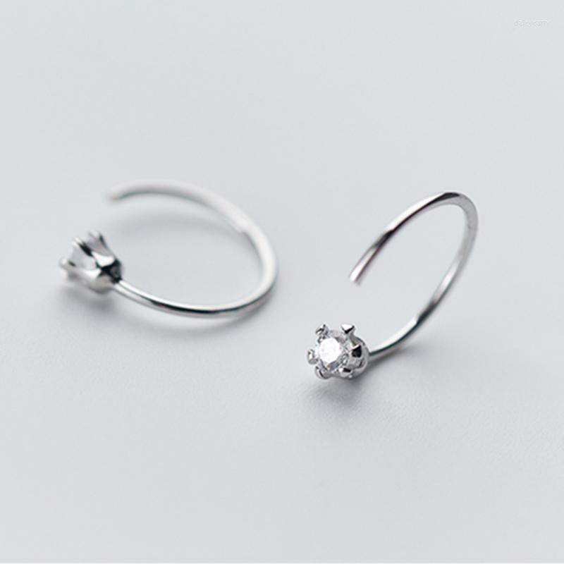 Stud Earrings 925 Sterling Silver Single Zircon Earring Circle Piercing Jewelry CZ Crystal Female Accessories
Stud Earrings 925 Sterling Silver Single Zircon Earring Circle Piercing Jewelry CZ Crystal Female Accessories