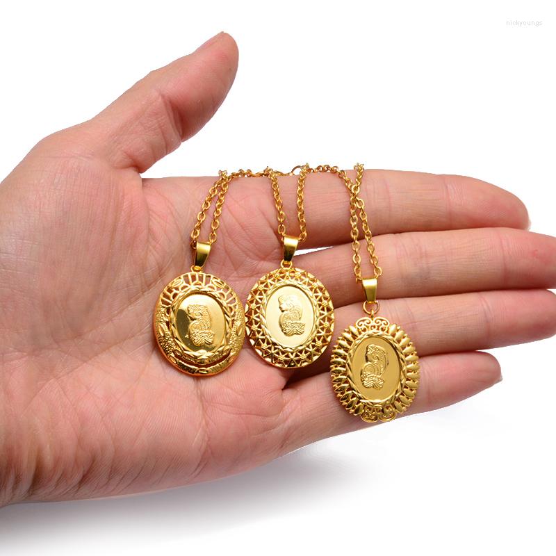 Chains WANDO 3Tyles Notre Dame Necklace For Men/Women Party Gifts Jewelry Gold Color Africa Eritrea Chunky Chain 5mm Width N9
Chains WANDO 3Tyles Notre Dame Necklace For Men/Women Party Gifts Jewelry Gold Color Africa Eritrea Chunky Chain 5mm Width N9