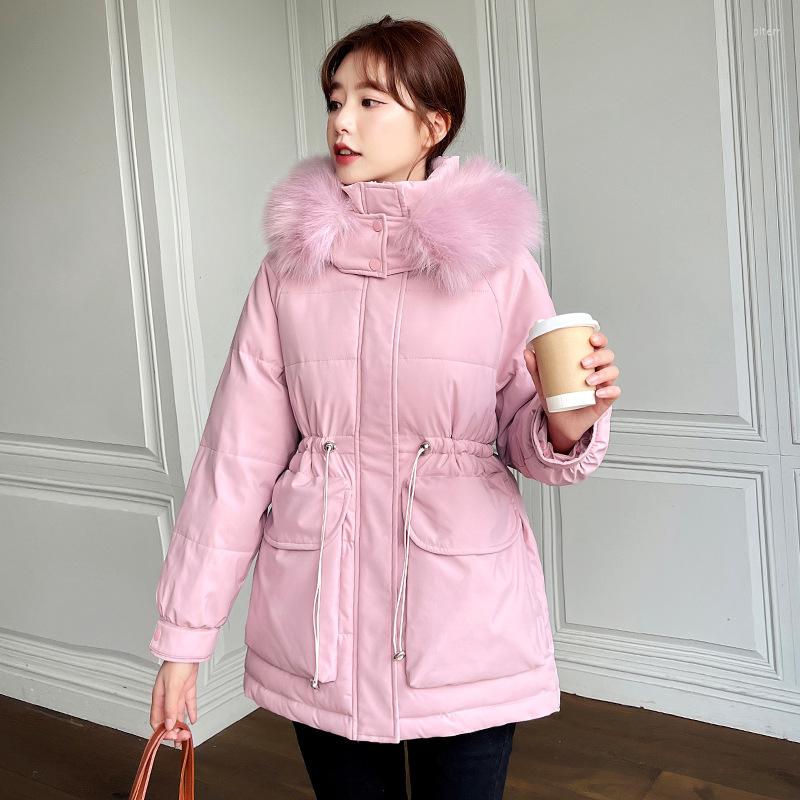 Women' Trench Coats Winter Coat Clothing For Women The Thin Drawstring Thicken Hooded Big Fur Collar Ladies Cotton, White
Women' Trench Coats Winter Coat Clothing For Women The Thin Drawstring Thicken Hooded Big Fur Collar Ladies Cotton, White