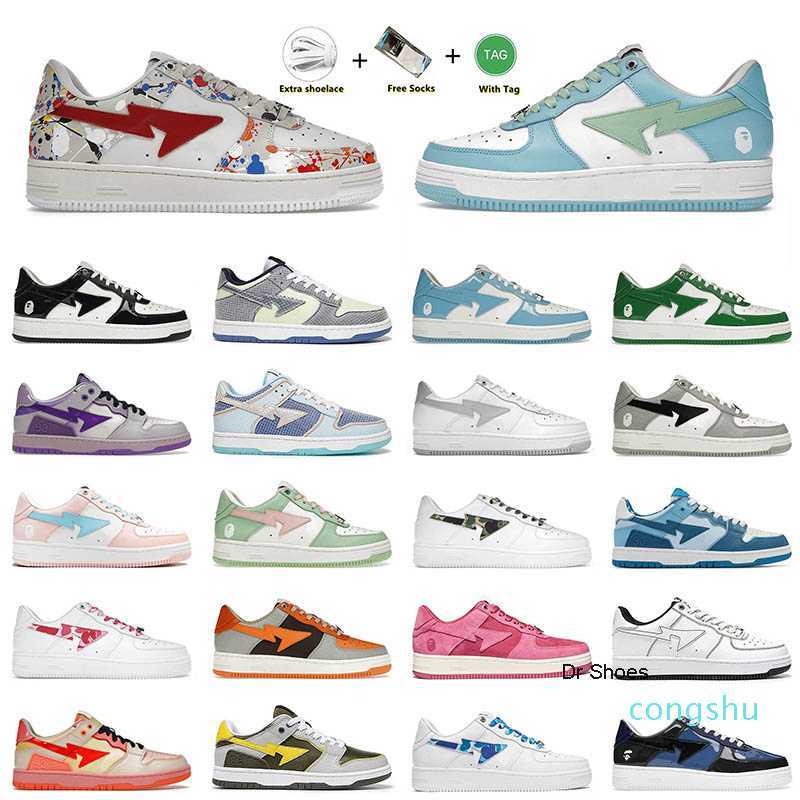 Top Fashion Skate Bapestas Baped SK8 Sta Designer Casual Shoes Sneakers Paint Beige Camo Green Black Suede White Silver Trainers Bapesta, A3 abc camo pink
Top Fashion Skate Bapestas Baped SK8 Sta Designer Casual Shoes Sneakers Paint Beige Camo Green Black Suede White Silver Trainers Bapesta, A3 abc camo pink