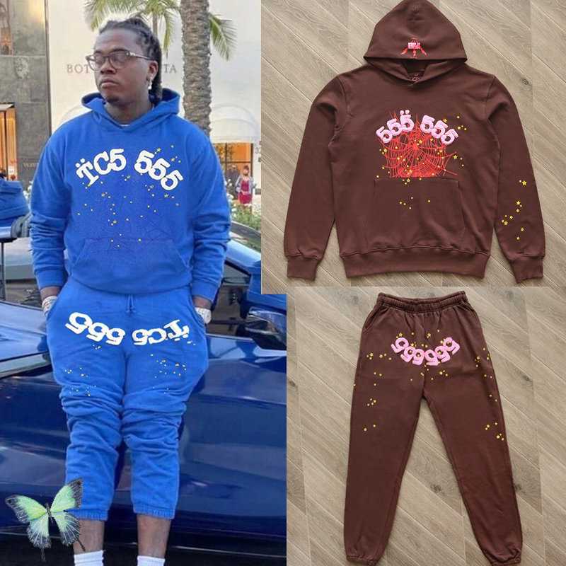 Men's Hoodies Sweatshirts Six Spder Brown Hoodie Sweatshirt Set Men Women Spider Web Foam Print Hooded Suit
Men's Hoodies Sweatshirts Six Spder Brown Hoodie Sweatshirt Set Men Women Spider Web Foam Print Hooded Suit