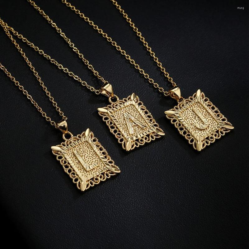 Pendant Necklaces 2023 Trendy Gold Color A-Z 26 Letter Initial Necklace For Women Clavicle Chain Lady Alphabet Jewelry Party Gift Bijoux 
Pendant Necklaces 2023 Trendy Gold Color A-Z 26 Letter Initial Necklace For Women Clavicle Chain Lady Alphabet Jewelry Party Gift Bijoux
