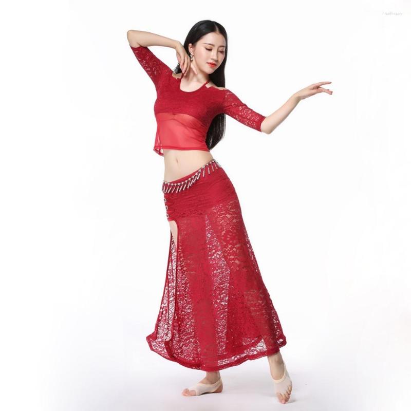 Stage Wear Arrivals 2023 Women Belly Dance Floral Lace 2 Pieces Set Half Sleeves Off Shoulder Bellydance Top And Skirts, Black
Stage Wear Arrivals 2023 Women Belly Dance Floral Lace 2 Pieces Set Half Sleeves Off Shoulder Bellydance Top And Skirts, Black