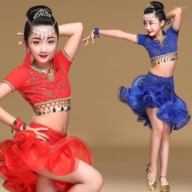 Stage Wear 6-15 Years 2023 Children Dance Latin Costumes Set Top Skirts Sequins Dresses For Kids, Fuchsia
Stage Wear 6-15 Years 2023 Children Dance Latin Costumes Set Top Skirts Sequins Dresses For Kids, Fuchsia