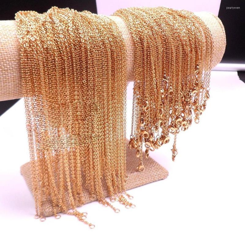 Chains Wholesale 5/10/20Meter 2mm/3mm Wide 316L Stainless Steel Gold Tone Cross Chain DIY Jewelry Finding For Pendant In Bulk