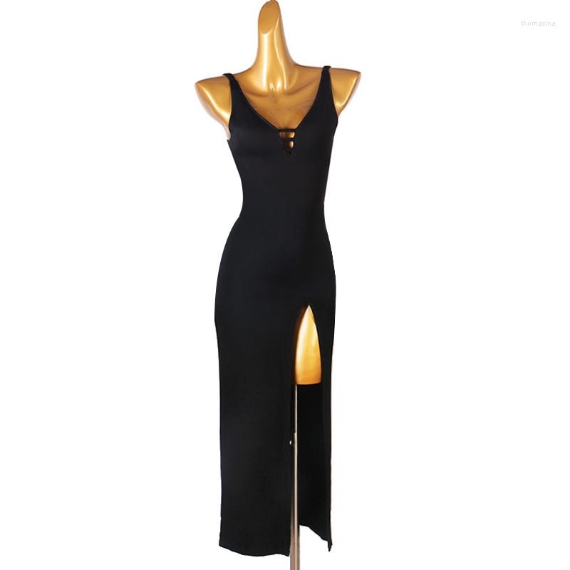 Stage Wear Adult Black Ballroom Competition Dance Dresses Simplicity Senior Sexy Waltz Skirt Women Tango Dancing Dress, Picture color
Stage Wear Adult Black Ballroom Competition Dance Dresses Simplicity Senior Sexy Waltz Skirt Women Tango Dancing Dress, Picture color