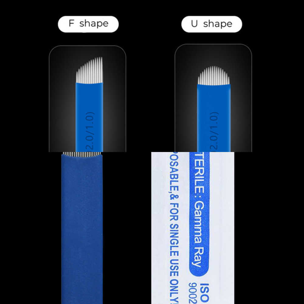 White Blue 7/9/11/12/14/18/21 Microblading Needles for Microblading Embroidery Pen Pernement Makeup Eyebrow Tattoo Supp
White Blue 7/9/11/12/14/18/21 Microblading Needles for Microblading Embroidery Pen Pernement Makeup Eyebrow Tattoo Supp