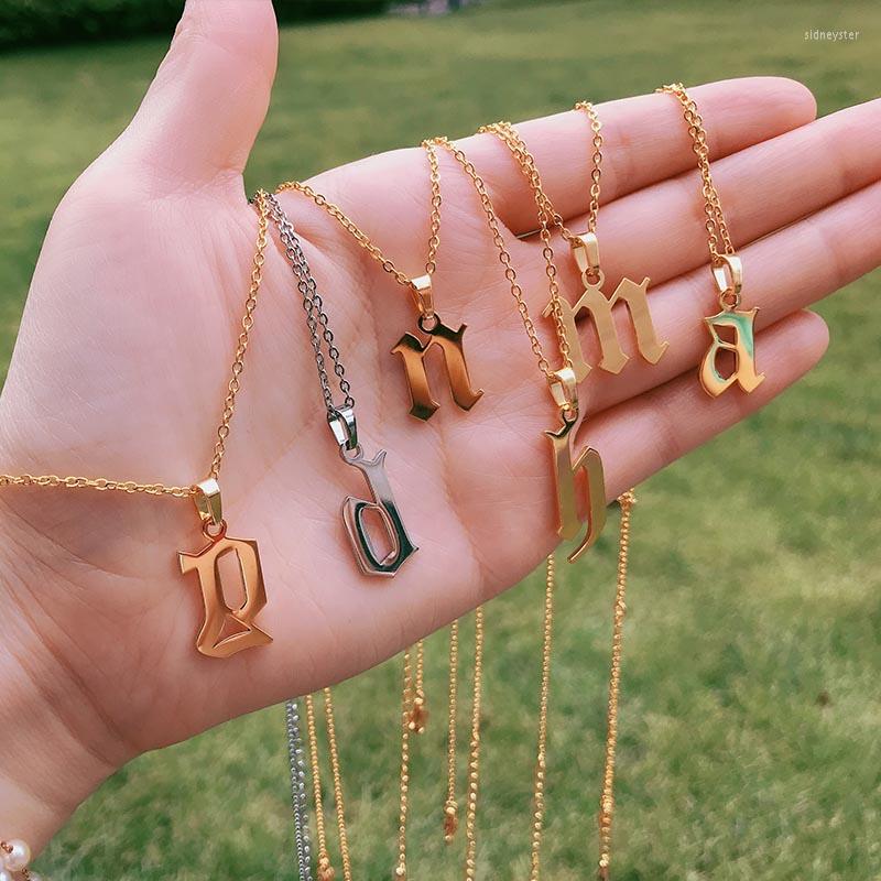 Chains Tiny Initial Necklace For Women Letter Chain Stainless Steel Necklaces Lowercase Old English Font Wholesale
Chains Tiny Initial Necklace For Women Letter Chain Stainless Steel Necklaces Lowercase Old English Font Wholesale