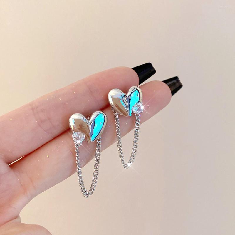 Hoop Earrings 2023 Silver Color Heart-shaped Long Tassel Earring Bling Women Simple Korea Jewelry Fashion Gif
Hoop Earrings 2023 Silver Color Heart-shaped Long Tassel Earring Bling Women Simple Korea Jewelry Fashion Gif