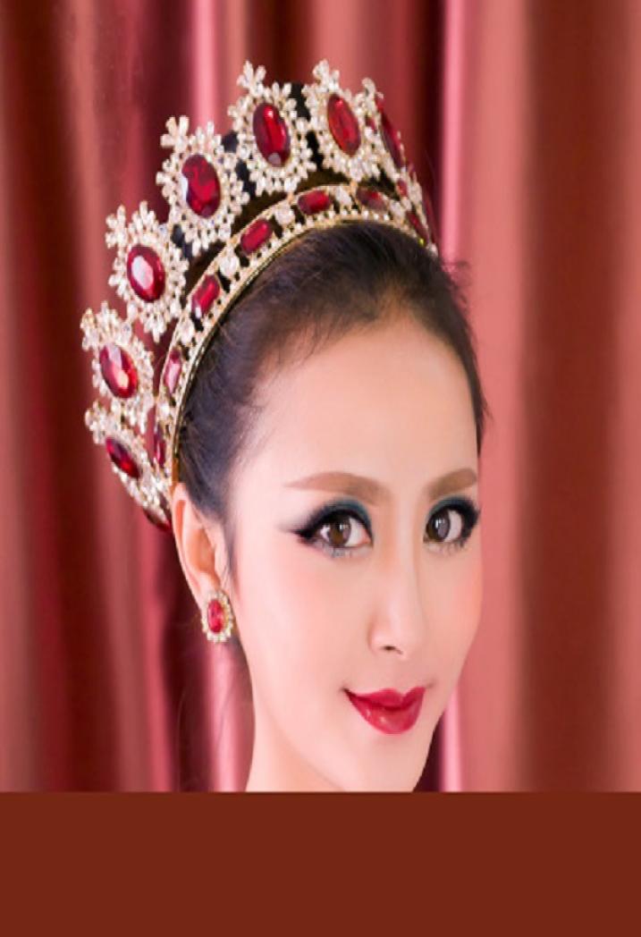 Headpieces wedding Crown princess bride diamond crystal head jewelry queen party baroque bridal tiaras crowns white red blue gre3516282
Headpieces wedding Crown princess bride diamond crystal head jewelry queen party baroque bridal tiaras crowns white red blue gre3516282