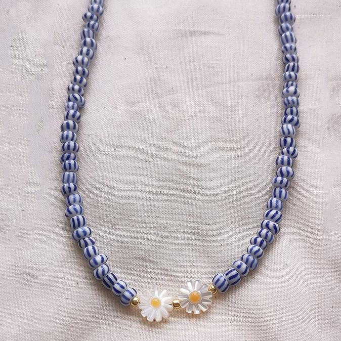 Pendant Necklaces Bohemian Blue Seed Bead Daisy Flower Shell Accessories Necklace For Woman High Quality Fashion Choker Trend
Pendant Necklaces Bohemian Blue Seed Bead Daisy Flower Shell Accessories Necklace For Woman High Quality Fashion Choker Trend