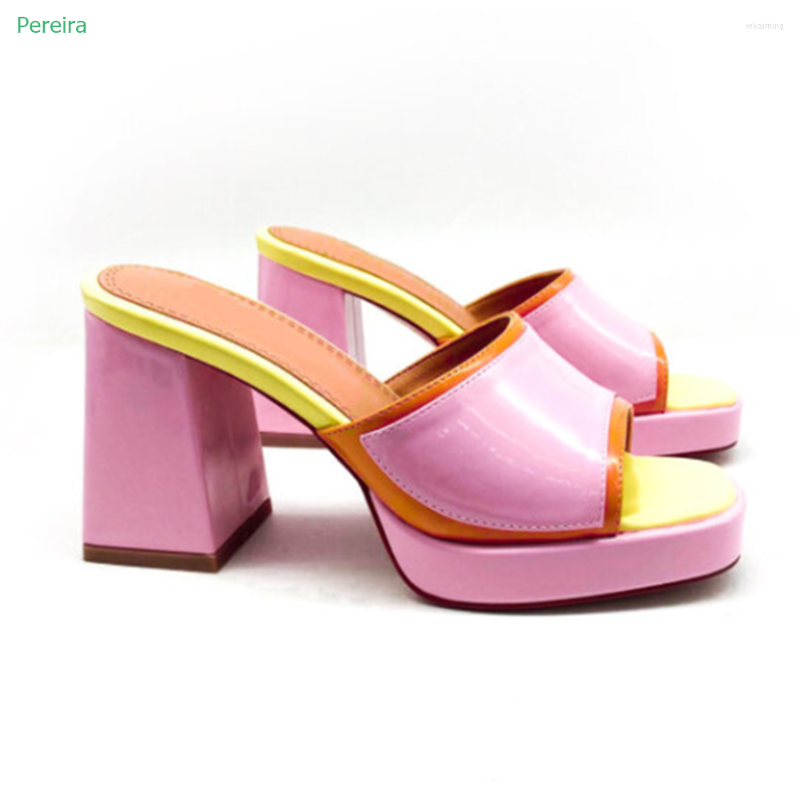 Slippers Mixed Colors Slip-on Summer Women's Round Toe Low Thick Heel Sandals Fashion Confortable Simple Good Quality Shoes, Pink
Slippers Mixed Colors Slip-on Summer Women's Round Toe Low Thick Heel Sandals Fashion Confortable Simple Good Quality Shoes, Pink